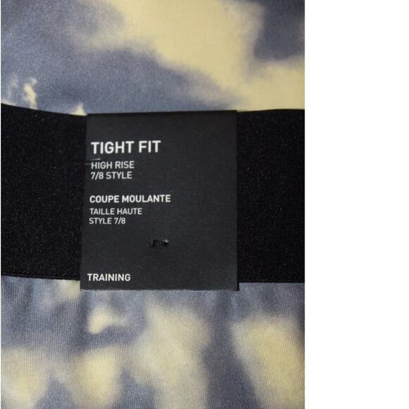 ADIDAS Women's HyperGlam Printed 7/8 Tight Leggings Trace/Yellow SIZE: Med - Picture 4 of 11